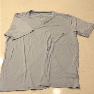 Free Fly Bamboo Pocket Henley Pastel Blue